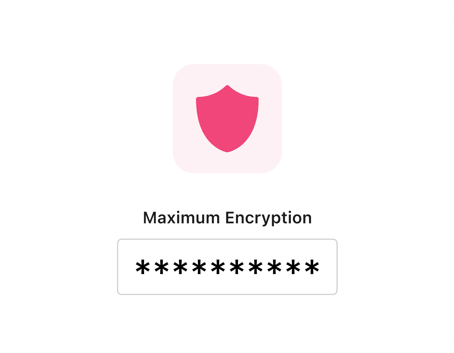 Transfers are secured and encrypted